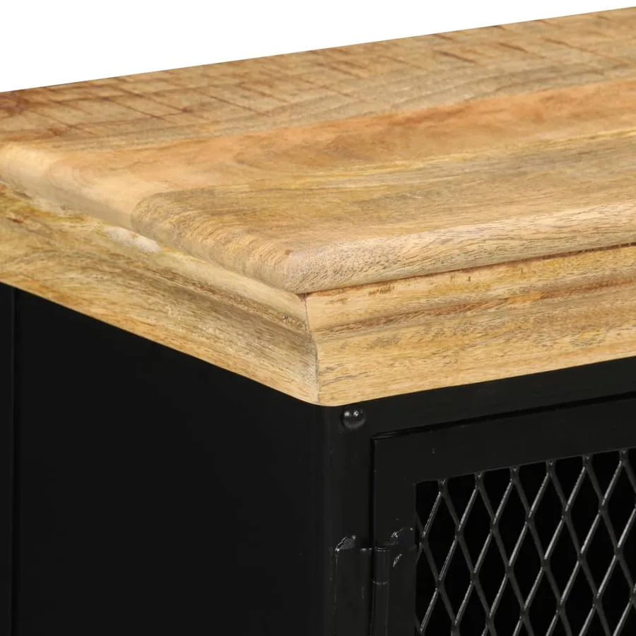 Buffet 60x30x75 cm Bois de manguier massif - 8