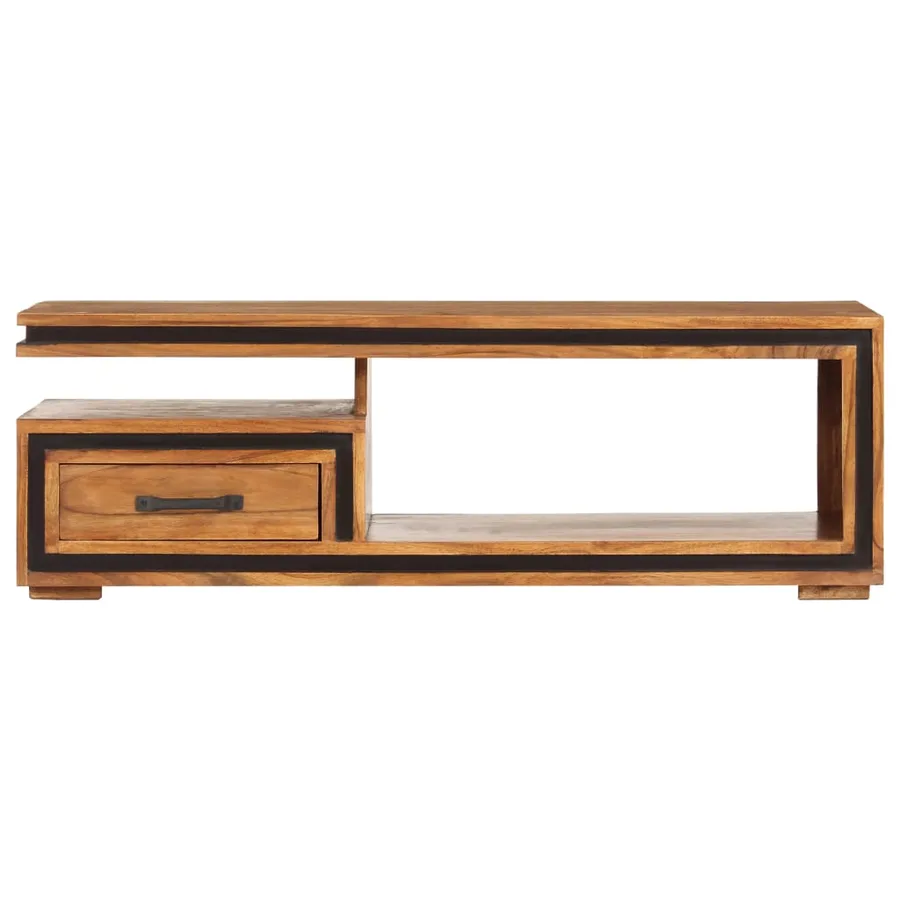 Table basse 100x45x33 cm Bois d'acacia massif - 2