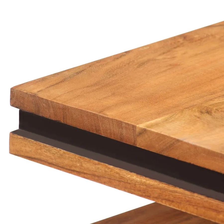Table basse 100x45x33 cm Bois d'acacia massif - 5