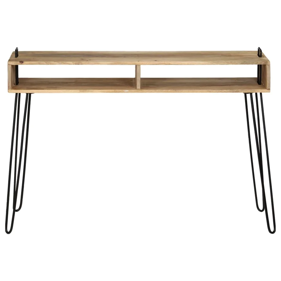 Table console Bois de manguier massif 115 x 35 x 76 cm - 2