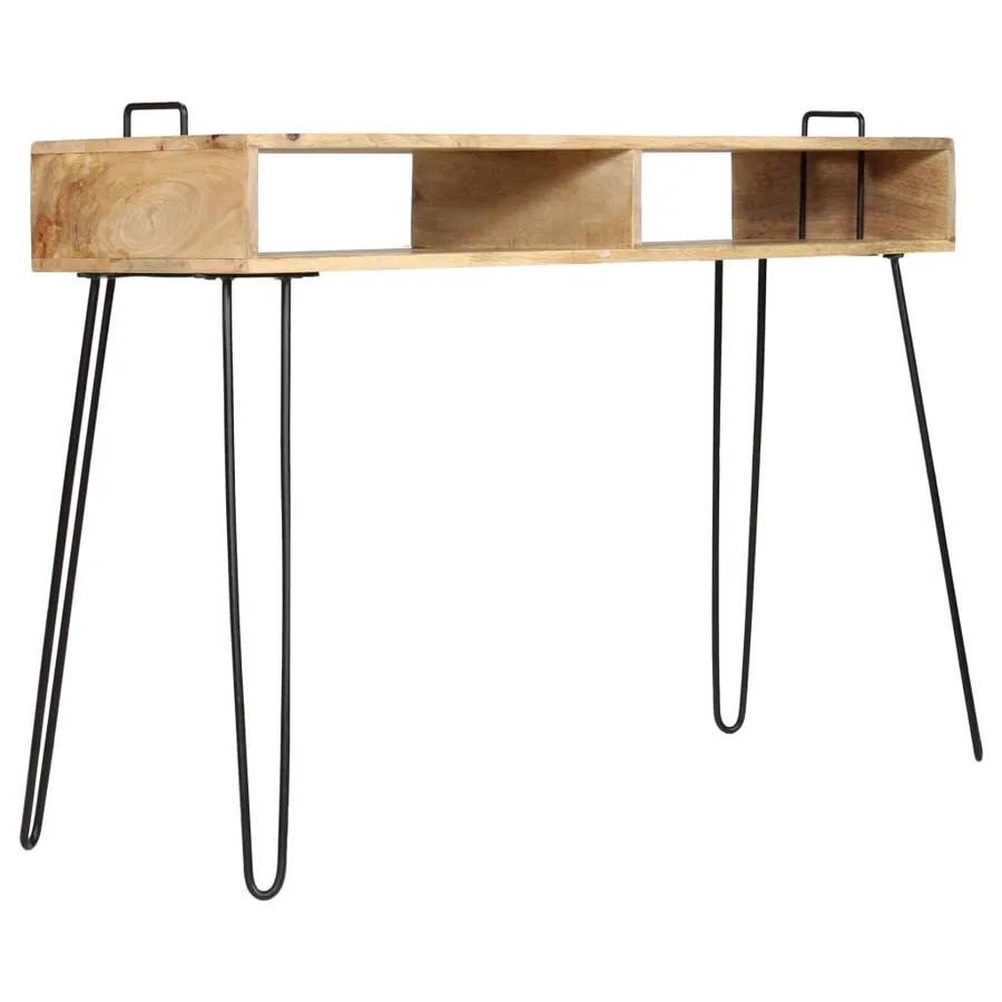 Table console Bois de manguier massif 115 x 35 x 76 cm - 3