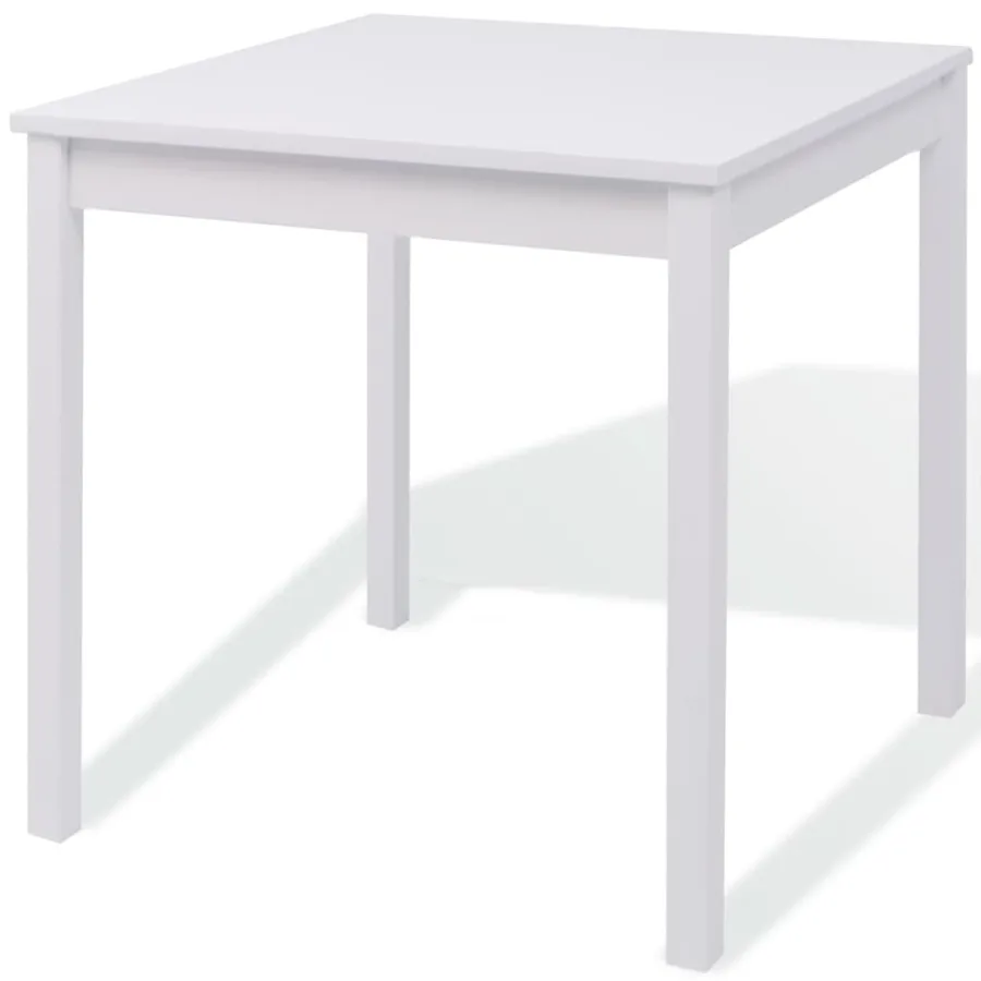 Ensemble de salle à manger 5 pièces Pinède Blanc - 3