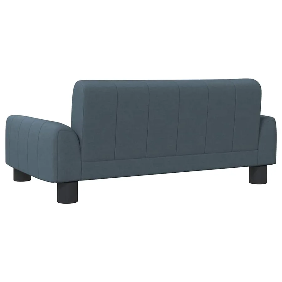 Lit pour chien gris foncé 70x45x30 cm tissu - 5