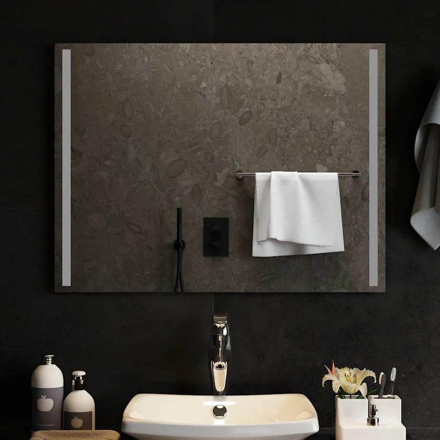 Miroir de salle de bain à LED 80x60 cm - 3