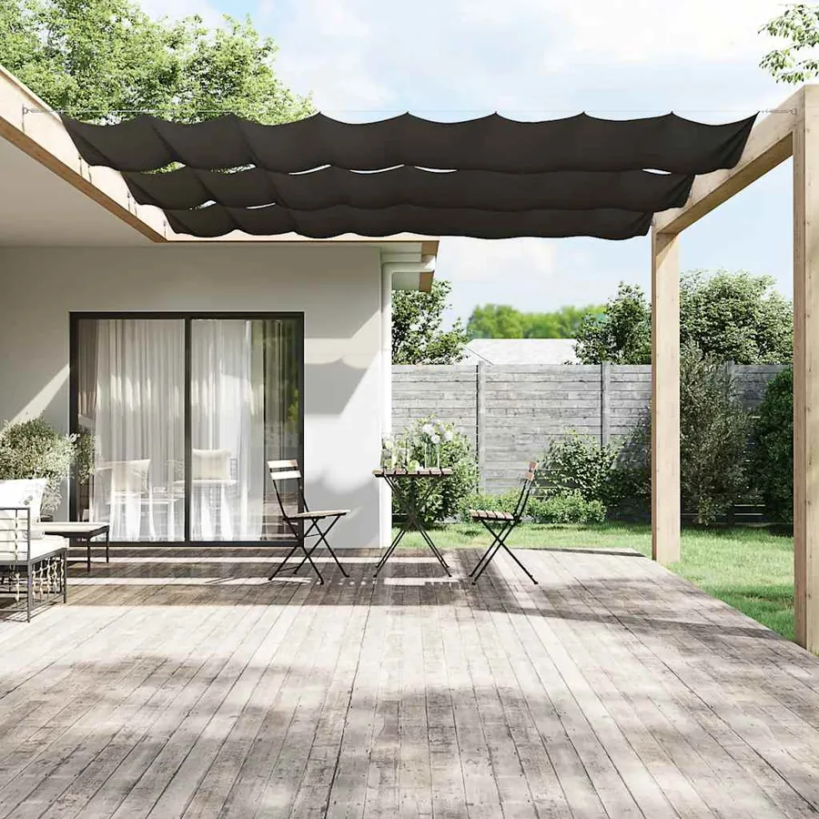 Auvent vertical Anthracite 100x1200 cm Tissu oxford