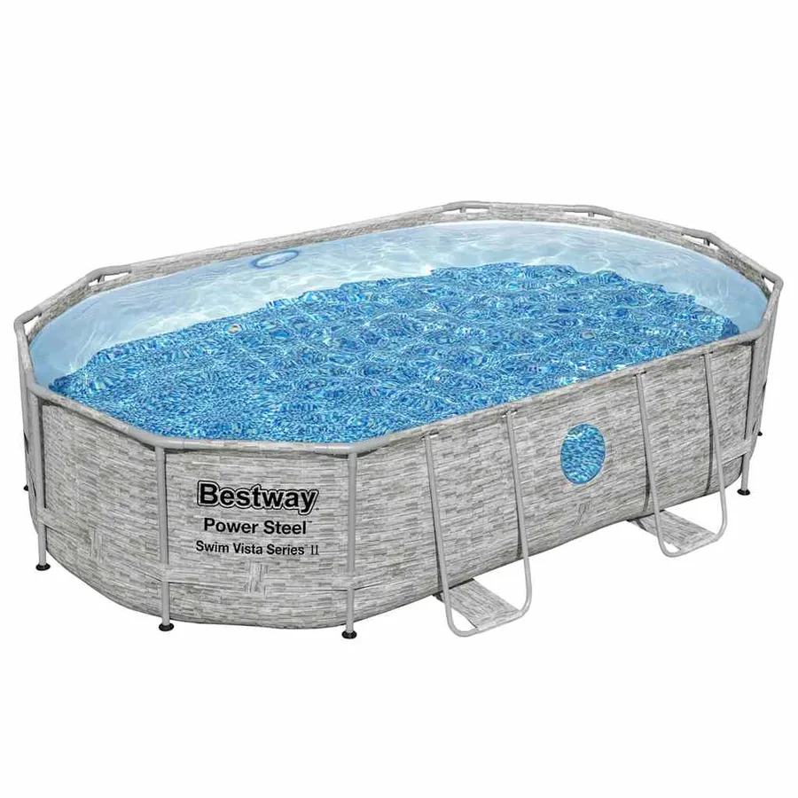 Bestway Ensemble de piscine Power Steel 488x305x107 cm - 4