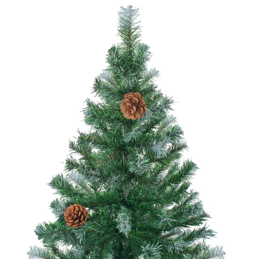 Arbre de Noël artificiel avec pommes de pin 180 cm - 3