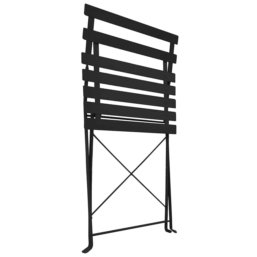 Ensemble de bistro 3 pcs Acier Noir - 7