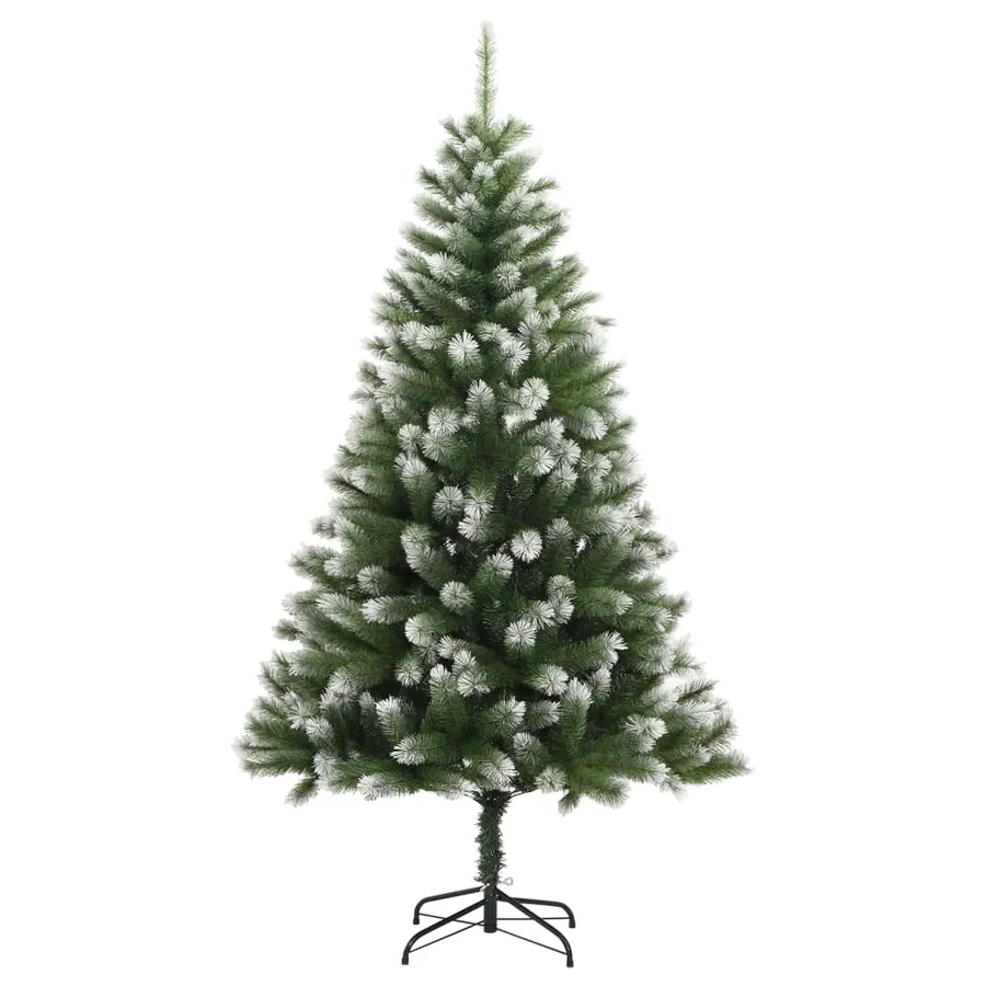 Sapin de Noël artificiel à charnières avec neige floquée 150 cm - 2