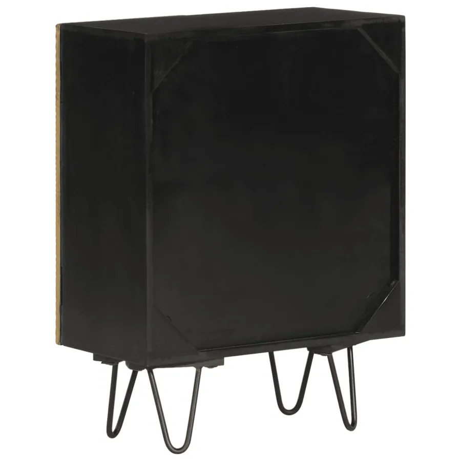 Buffet 55x30x75 cm bois massif de manguier - 3
