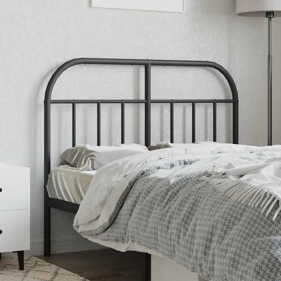 Tête de lit de remplacement métal noir 120 cm - 3