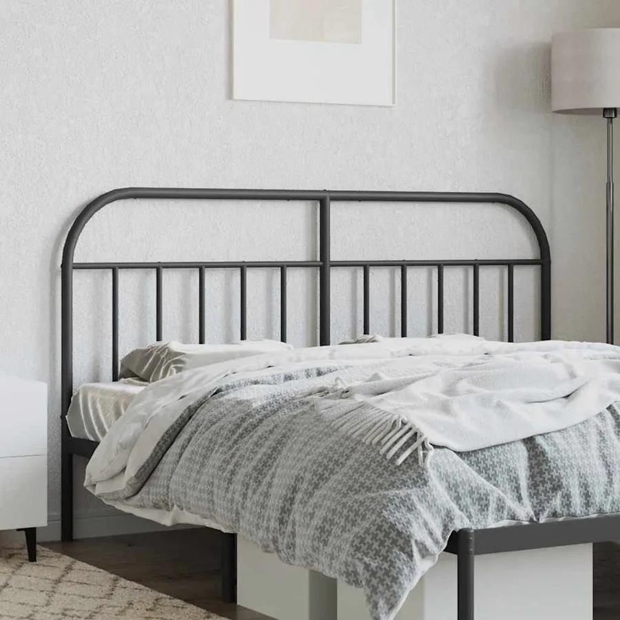 Tête de lit de remplacement métal noir 160 cm - 3