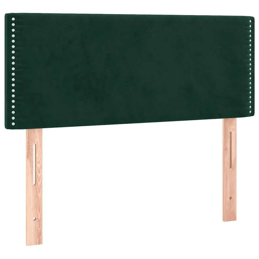 Sommier à lattes de lit avec matelas Vert foncé 100x200 cm - 6
