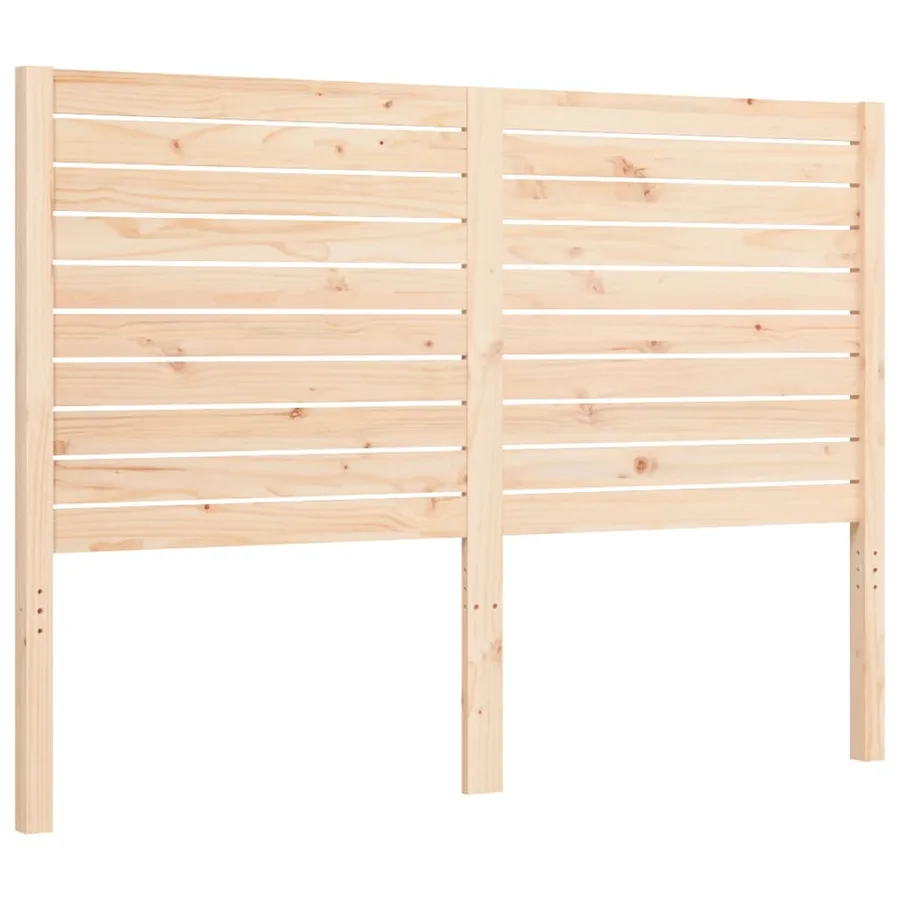 Cadre de lit sans matelas 140x200 cm bois massif de pin - 8