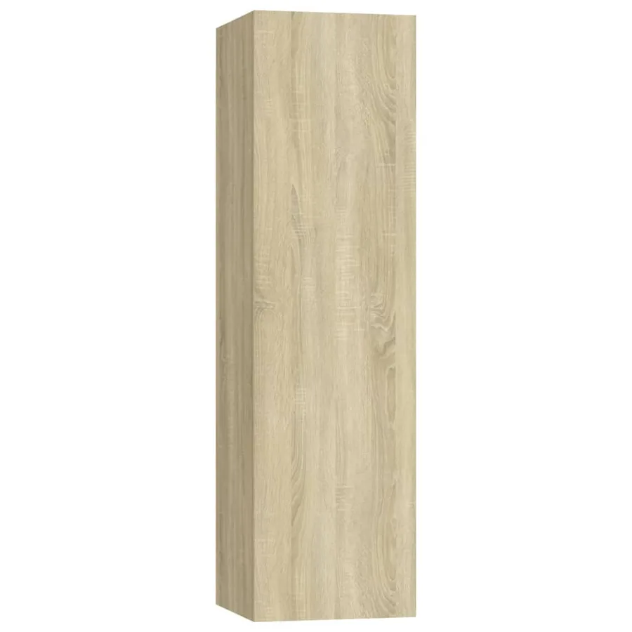 Ensemble de meubles TV 4 pcs Chêne sonoma Bois d'ingénierie - 9