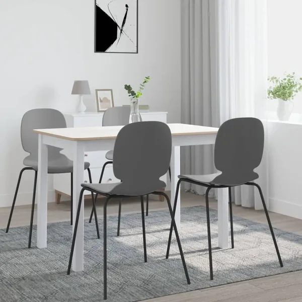 Table à manger Blanc et marron 114x71x75 cm Bois d'hévéa massif