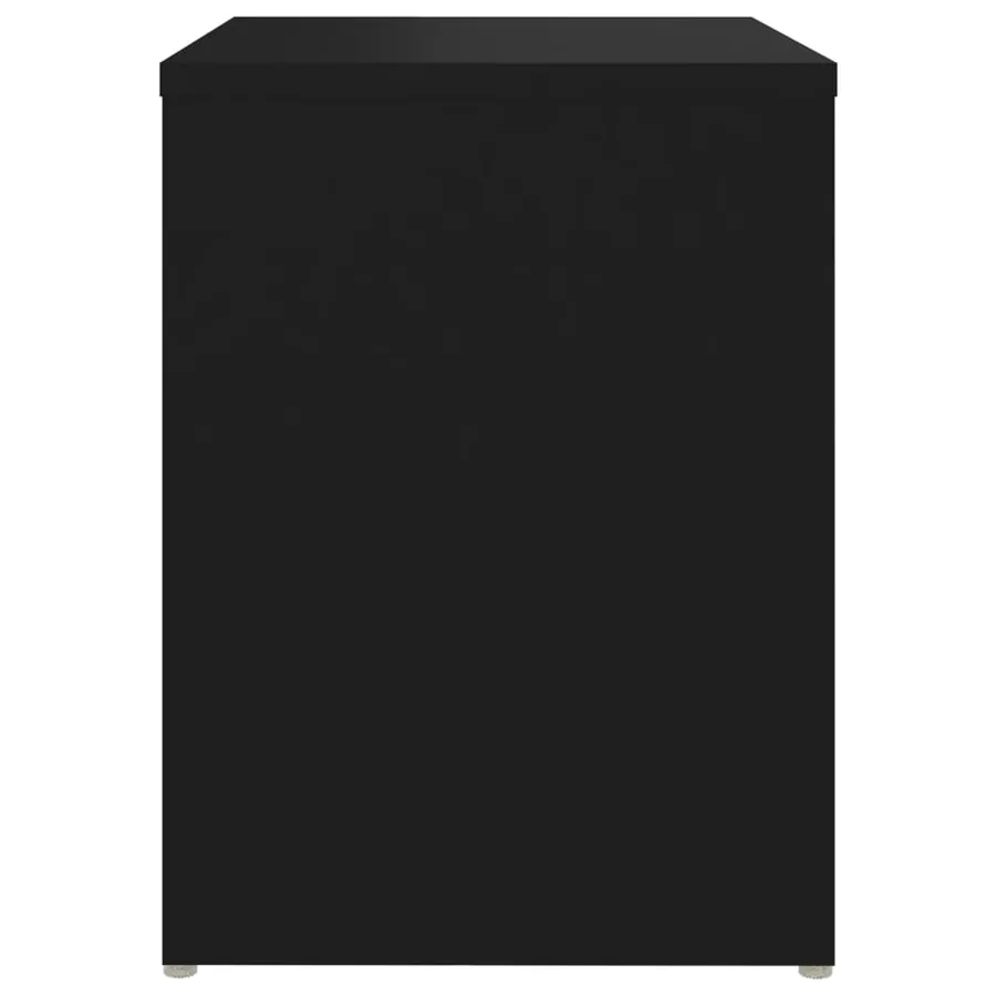 Tables de chevet 2 pcs noir 40x30x40 cm bois d'ingénierie - 6
