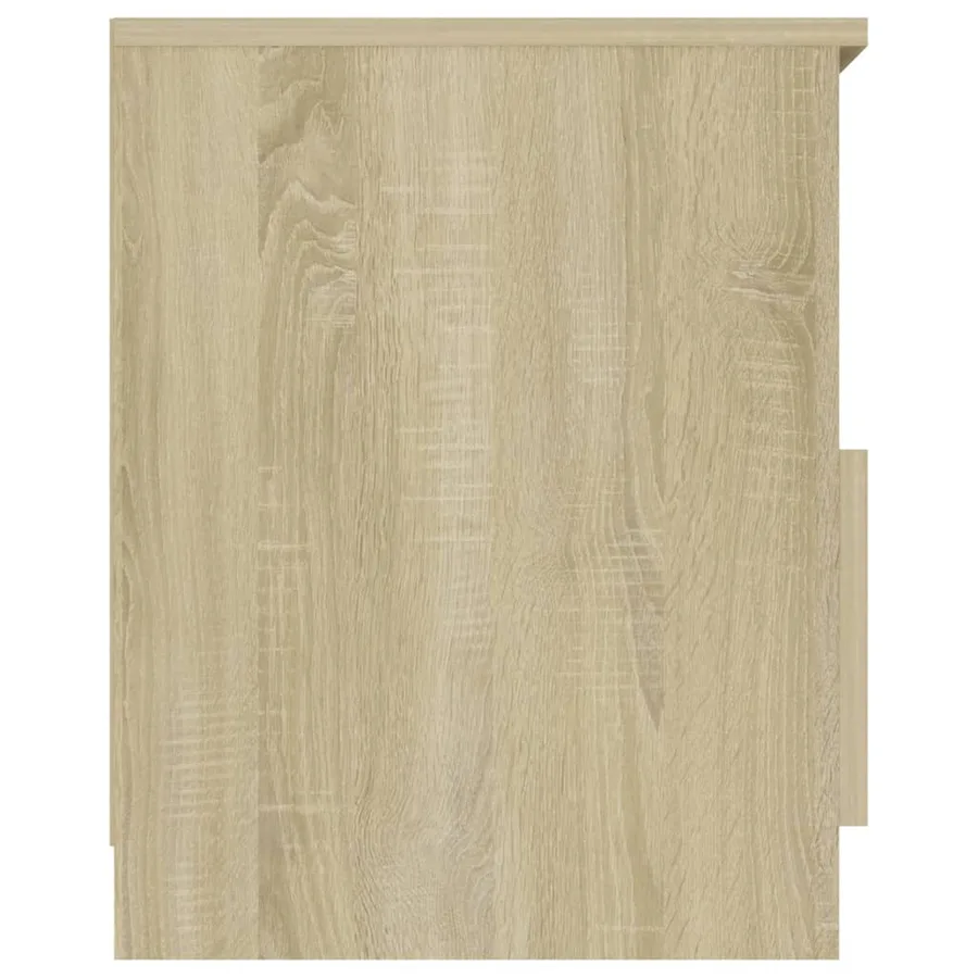 Tables de chevet 2pcs chêne sonoma 40x40x50cm bois d'ingénierie - 5