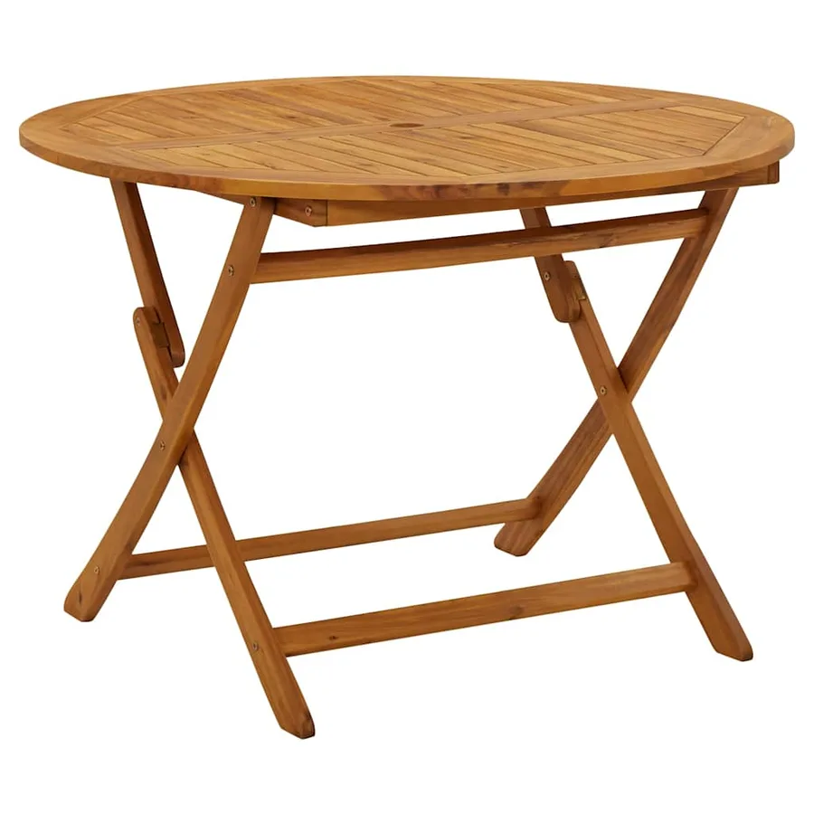 Ensemble de salle à manger de jardin 5 pcs bois d'acacia solide - 8