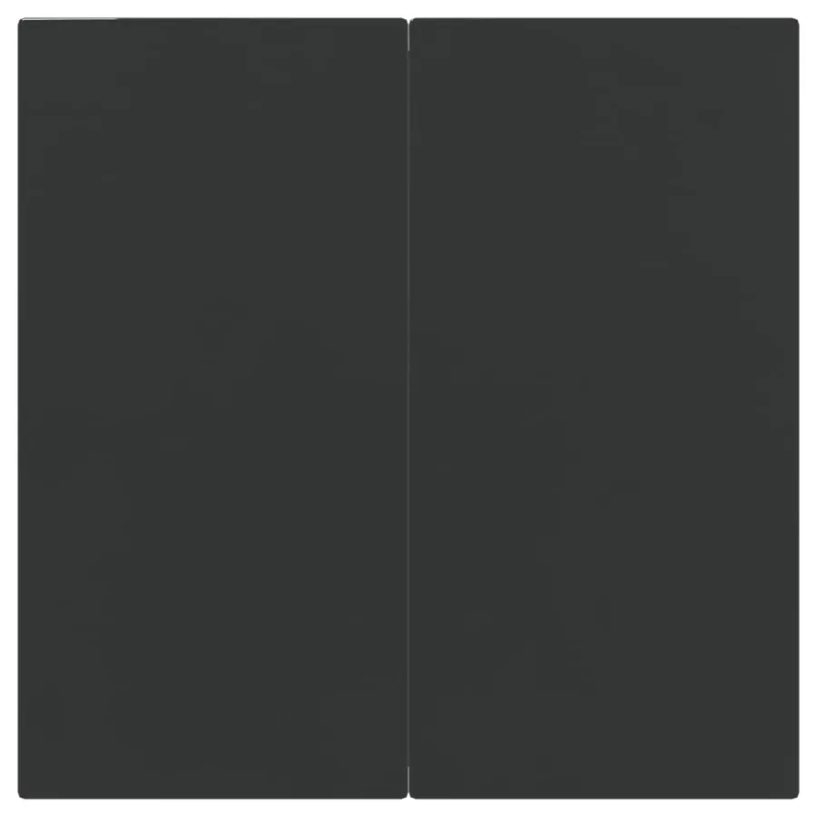 Ensemble à manger de jardin 5 pcs noir résine tressée et acier - 9