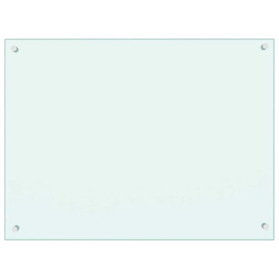 Dosseret de cuisine couleur Lait 80x60 cm Verre trempé - 2
