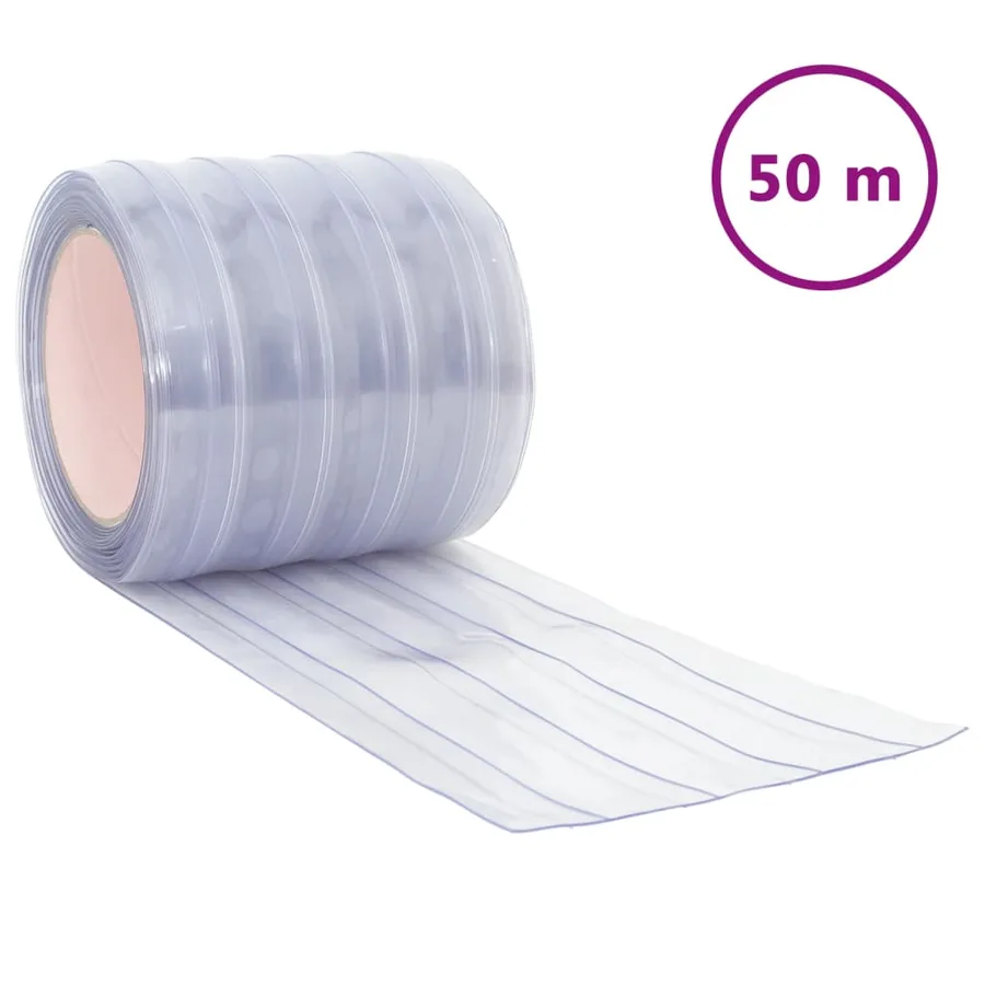 Rideau de porte transparent 200 mmx1,6 mm 50 m PVC - 2