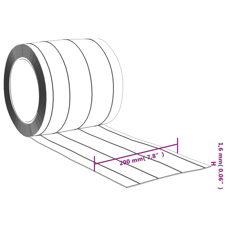 Rideau de porte transparent 200 mmx1,6 mm 50 m PVC - 7