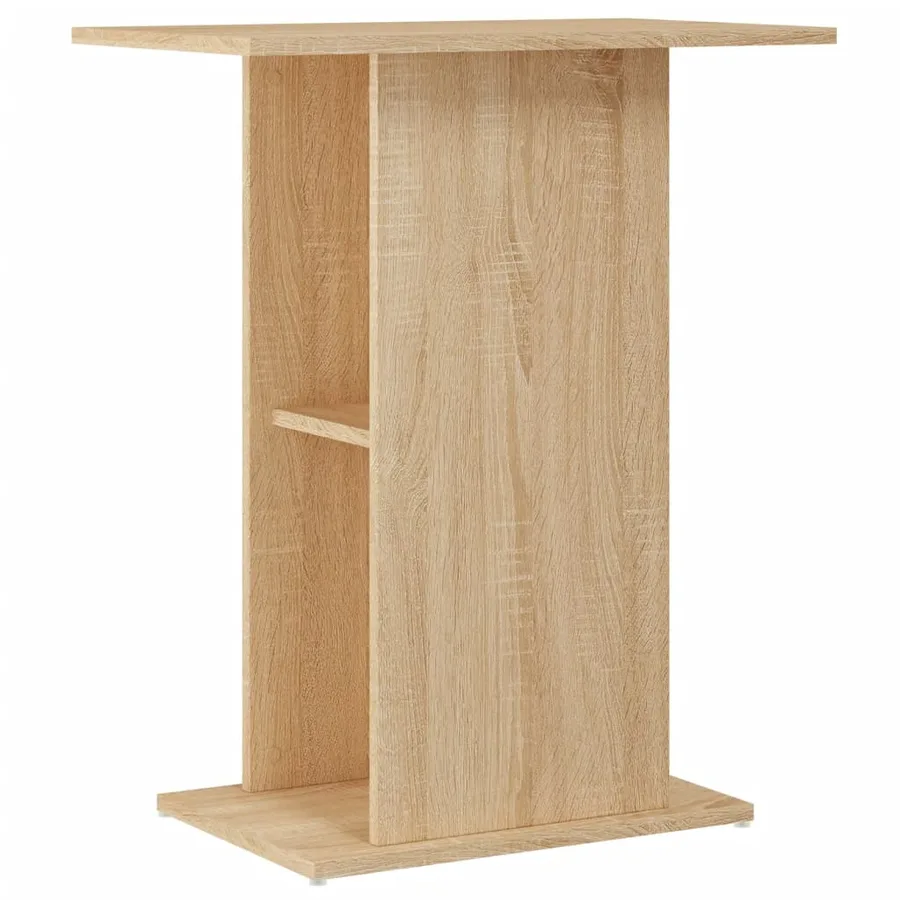 Support d'aquarium Chêne Sonoma 60,5x36x72,5 cm Bois d'ingénierie - 2