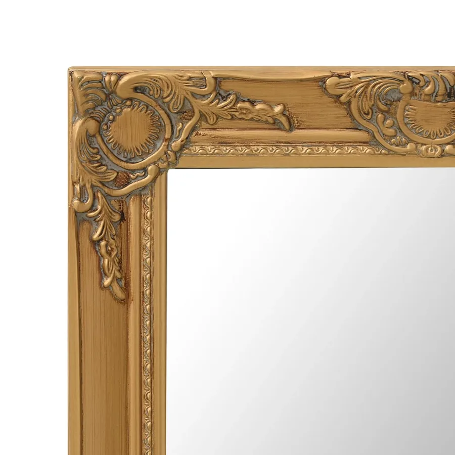 Miroir mural style baroque 50x60 cm Doré - 4