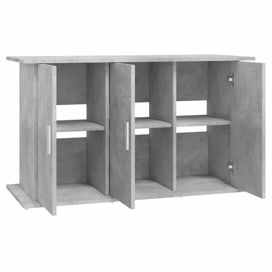 Support d'aquarium Gris béton 101 x 41 x 58 cm Bois d'ingénierie - 6