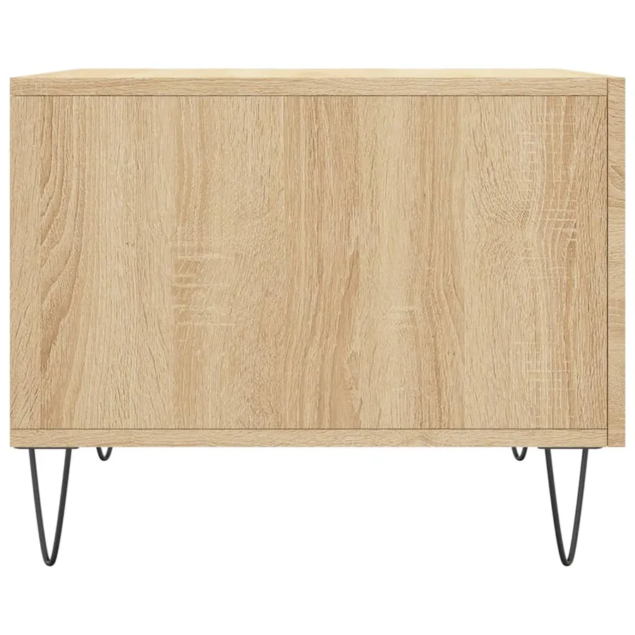 Tables basses 2 pcs chêne sonoma 50x50x40 cm bois d'ingénierie - 8