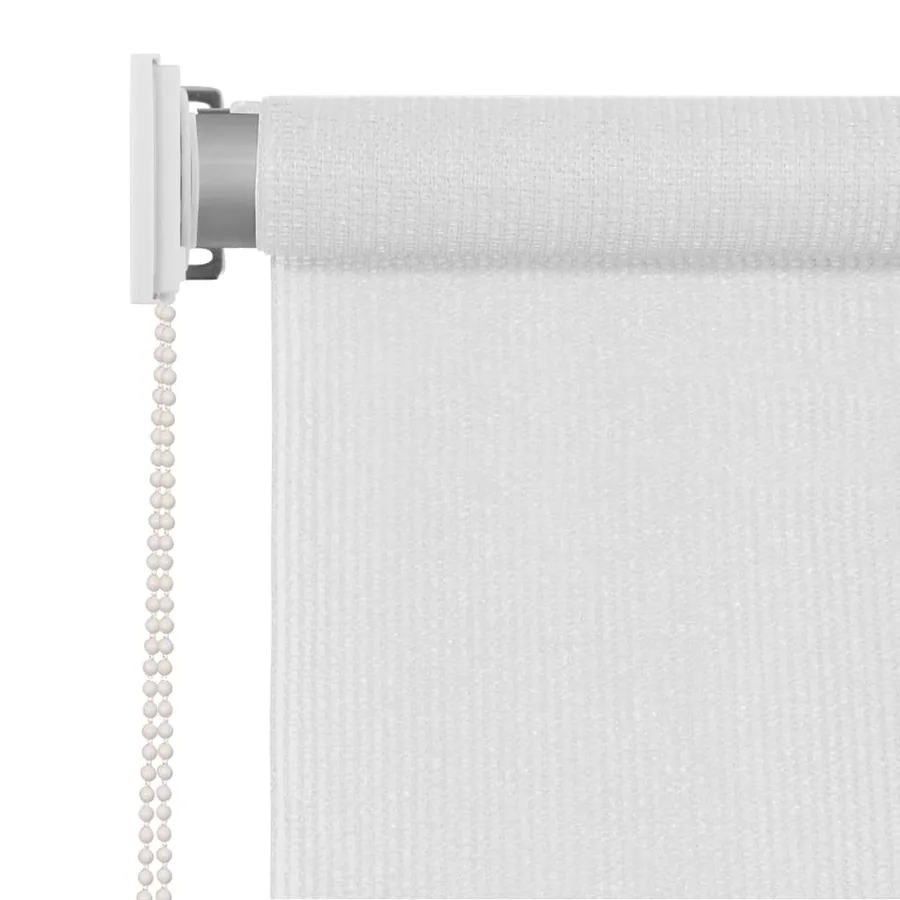 Store roulant d'extérieur 125 (l) x 140 (H) cm blanc - 3
