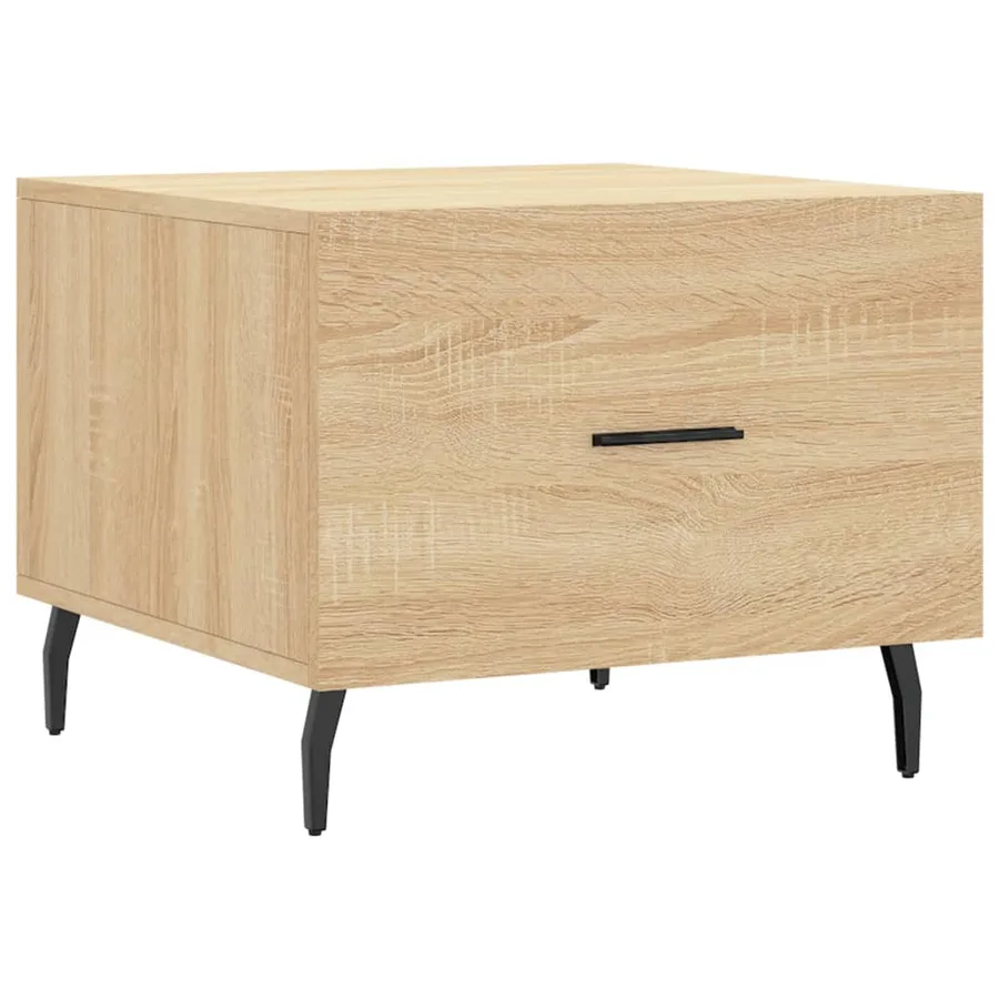 Table basse Chêne sonoma 50x50x40 cm Bois d'ingénierie - 2