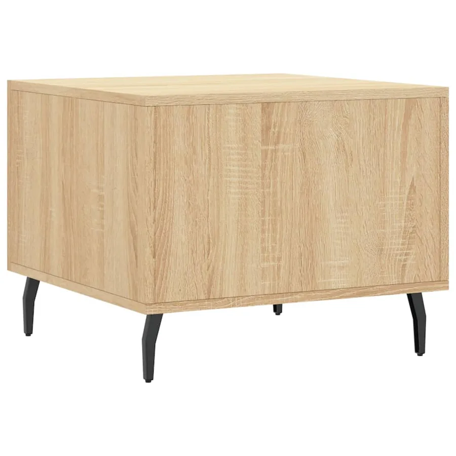 Table basse Chêne sonoma 50x50x40 cm Bois d'ingénierie - 8