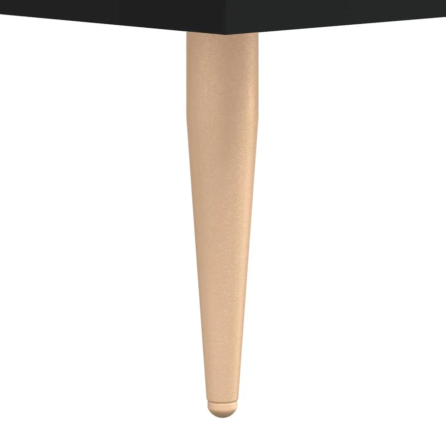 Table basse Noir 50x50x40 cm Bois d'ingénierie - 10