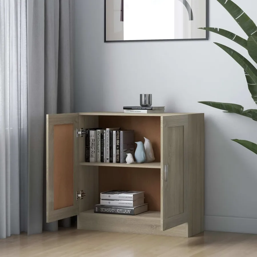 Bibliothèque Chêne sonoma 82,5x30,5x80 cm Bois d'ingénierie - 3