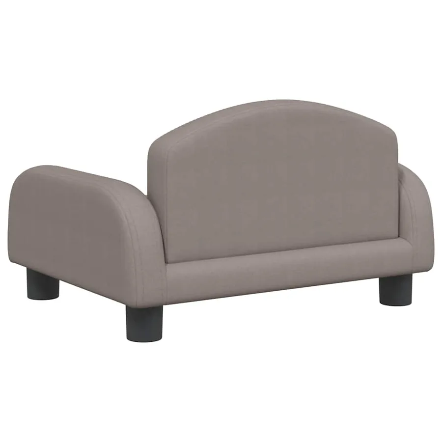 Lit pour chien taupe 50x40x30 cm tissu - 5