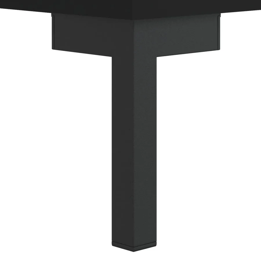 Table basse Noir 50x50x40 cm Bois d'ingénierie - 10