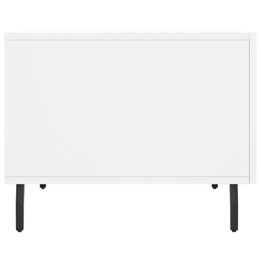 Tables basses 2 pcs blanc 50x50x40 cm bois d'ingénierie - 8