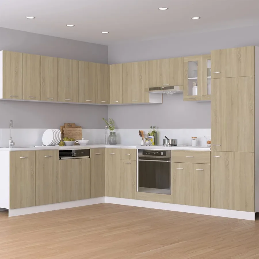 Armoire à tiroirs inférieure "Lyon" Chêne Sonoma 30 x 46 x 81,5 cm Bois d'ingénierie - 3