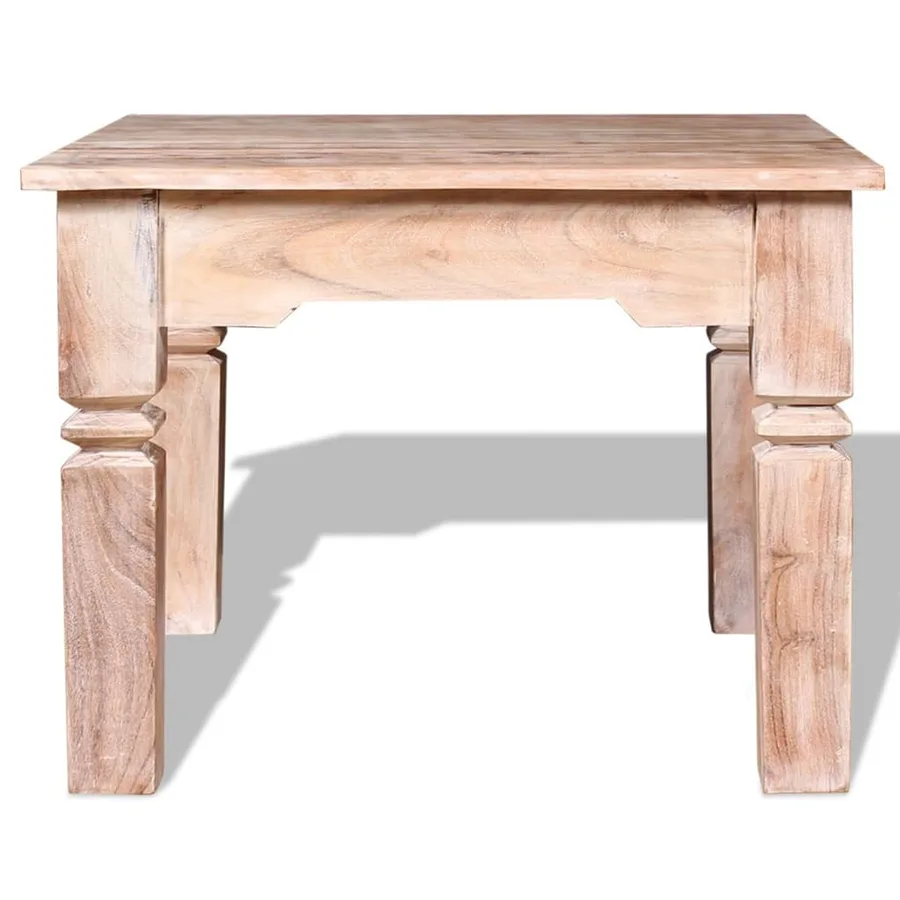 Table basse Bois d'acacia 60x60x45 cm - 6