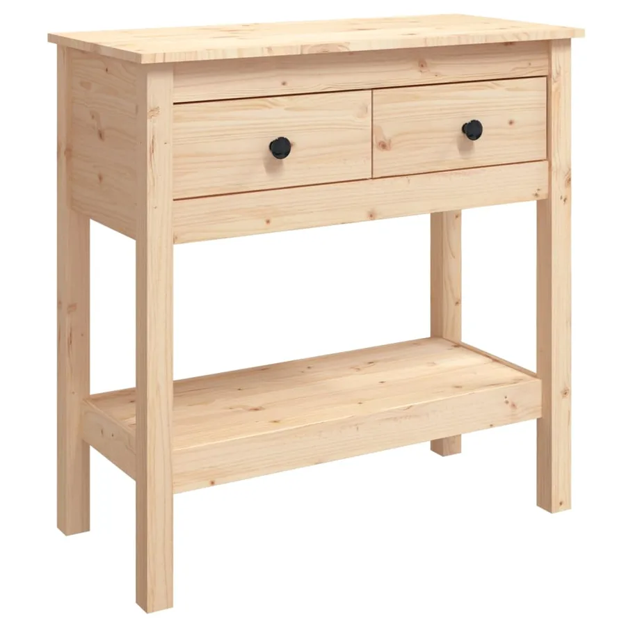 Table console 75x35x75 cm Bois massif de pin - 2