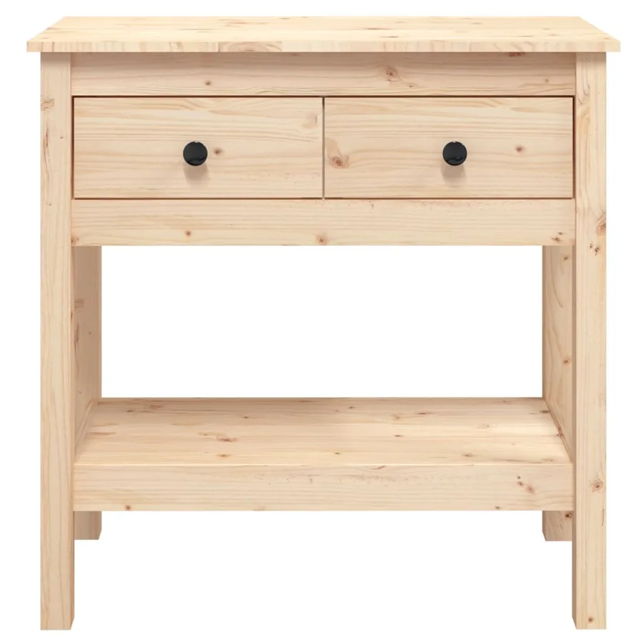 Table console 75x35x75 cm Bois massif de pin - 4