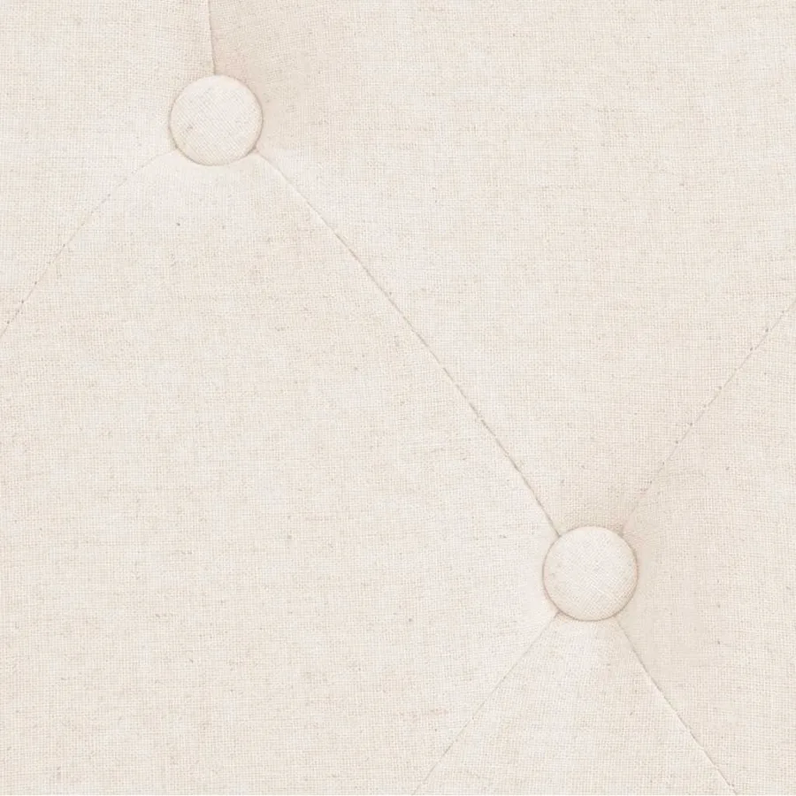 Ensemble de canapés 2 pcs tissu blanc crème - 10