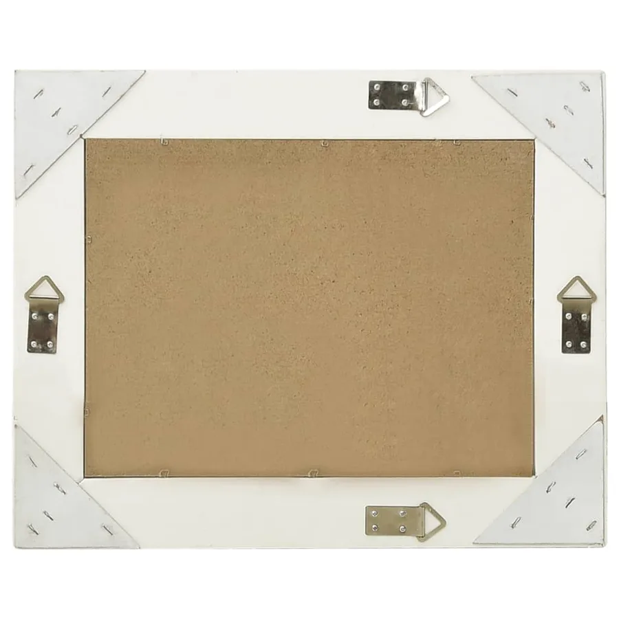Miroir mural style baroque 50x40 cm Blanc - 3