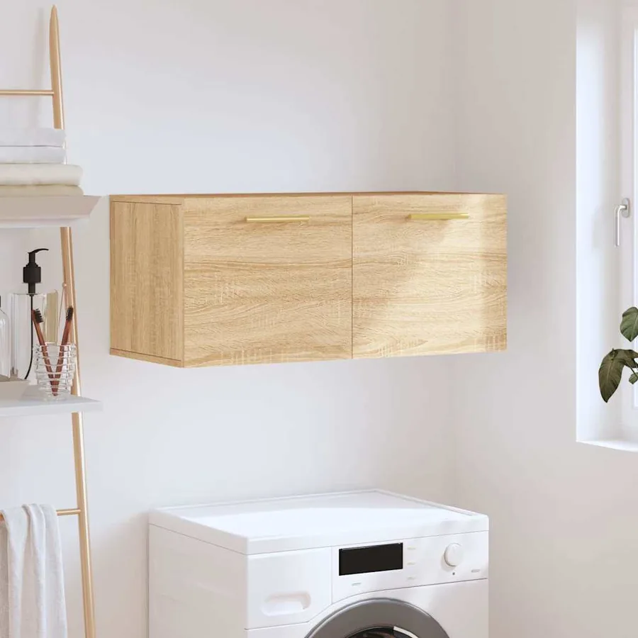 Armoire murale chêne sonoma 80x36,5x35 cm bois d'ingénierie