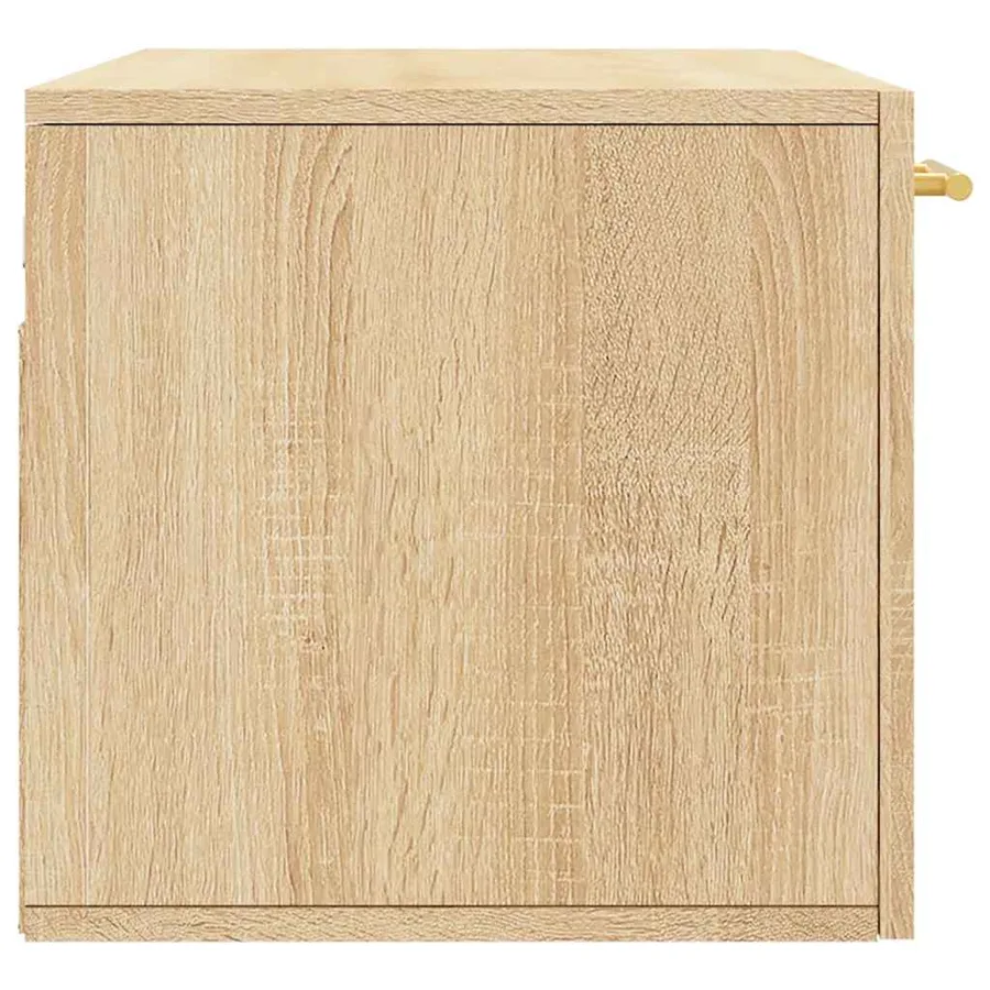 Armoire murale chêne sonoma 80x36,5x35 cm bois d'ingénierie - 7