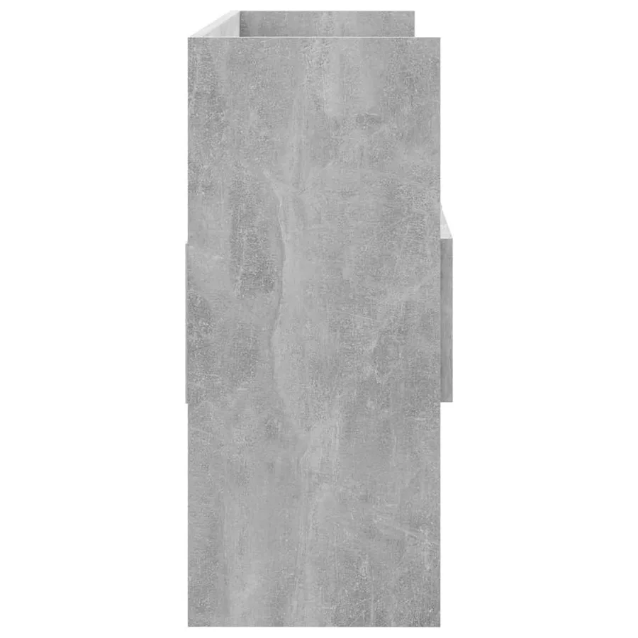 Buffet Gris béton 105x30x70 cm Bois d’ingénierie - 7