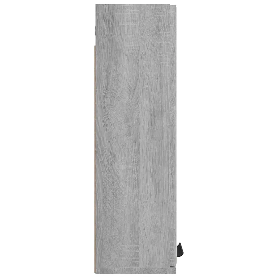 Armoire à miroir de salle de bain Sonoma gris 64x20x67 cm - 7