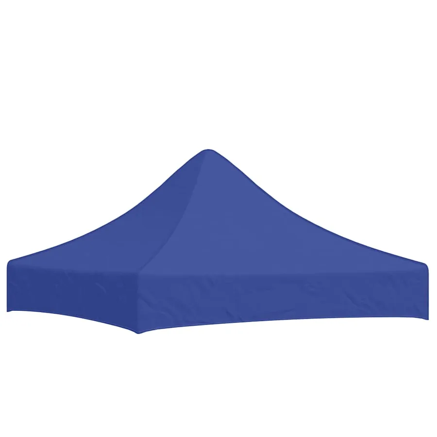 Toit de tente de réception 2x2 m Bleu 270 g/m²